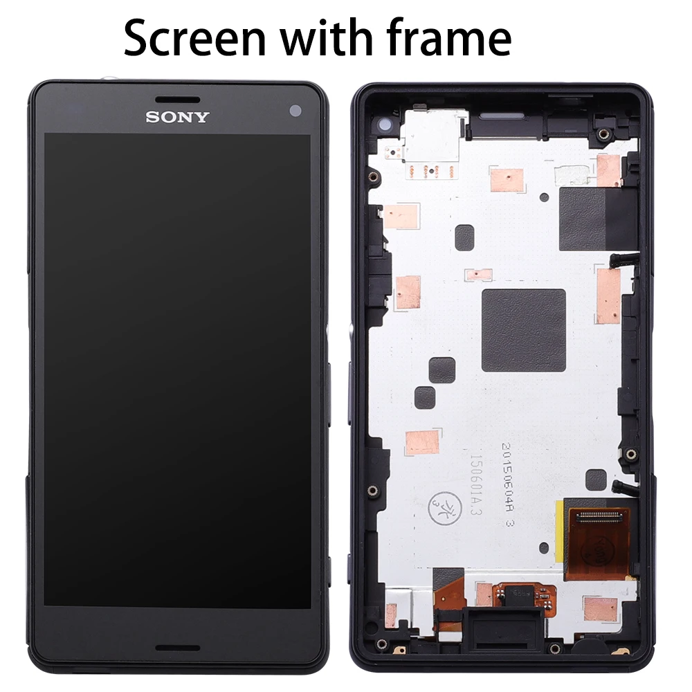 Оригинальный сенсорный ЖК экран для SONY Xperia Z3 Compact рамка дисплея Mini D5803 D5833