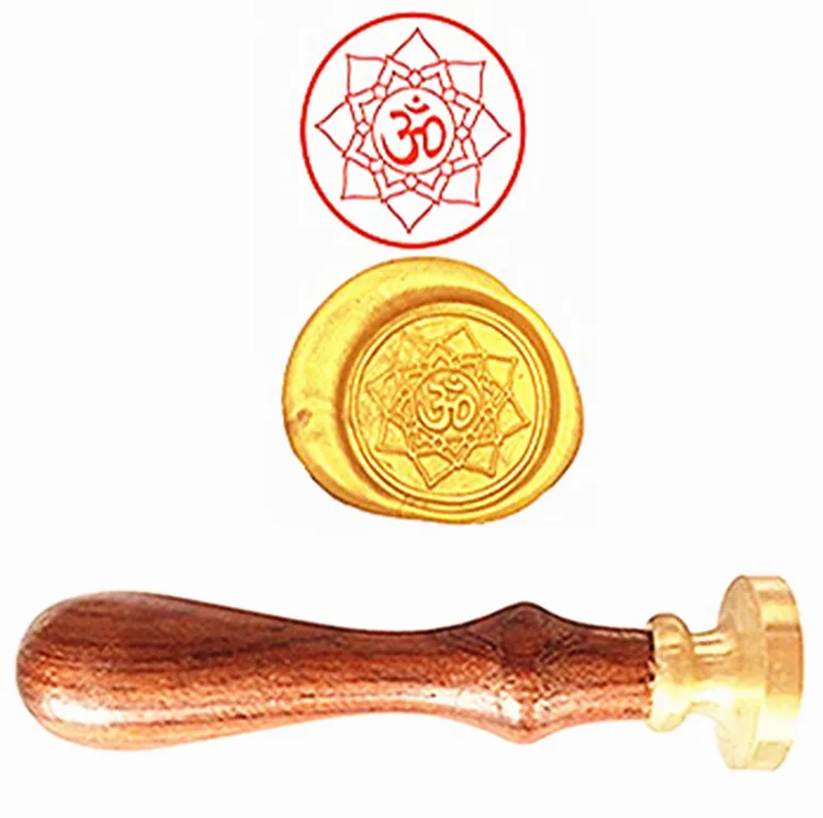 Rosewood Handle Винтаж лотоса индивидуальный логотип роскошные Воск уплотнительное штамп латунь павлин металлической ручкой подарочный набор - Цвет: Rosewood Handle