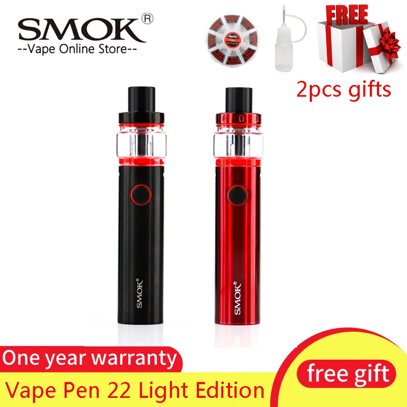 Оригинал Smok Vape ручка 22 светильник 1650 мАч батарея сетка полоса катушка 4 мл