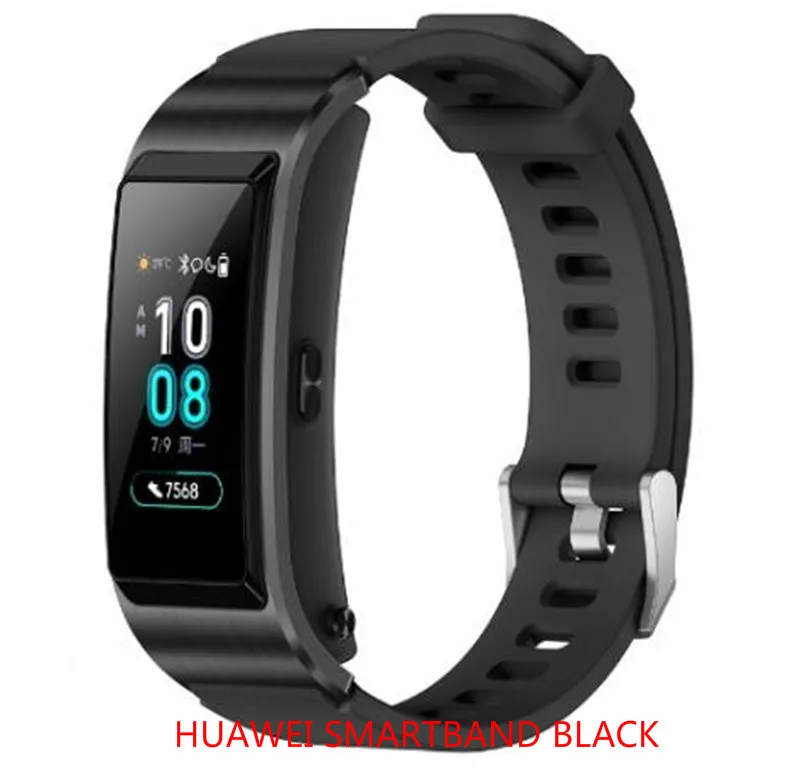 HUAWEI BAND BLACK Original Huawei B5 Band TalkBand B5 Bluetooth Smart Bracelet Wearable Sports Wristbands Touch AMOLED Screen Call Earphone Band - Цвет: HUAWEI BAND BLACK