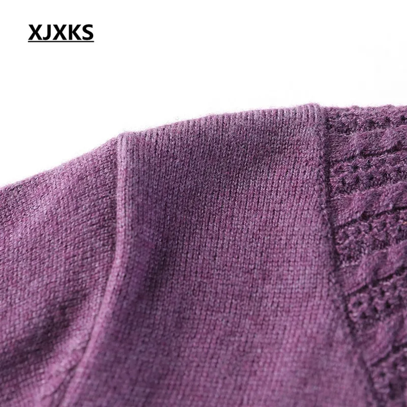 XJXKS sweater 2018 new women sweaters and pullovers long sleeve women's pullover plus size clothing basic shirt | Женская одежда