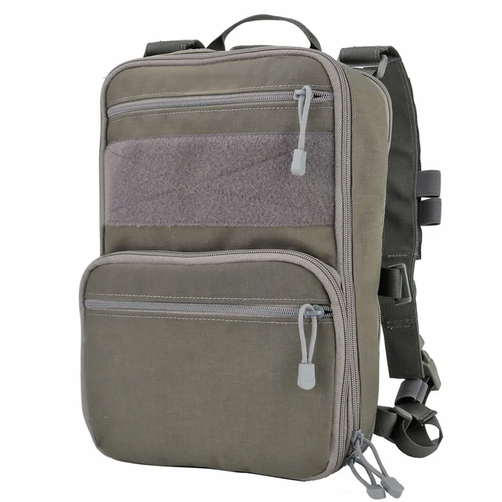 FG Flatpack D3 Тактический Рюкзак гидратация Перевозчик Molle Чехол страйкбол военная экипировка многоцелевой жилет штурмовой мягкий рюкзак для путешествий сумка - Цвет: FG