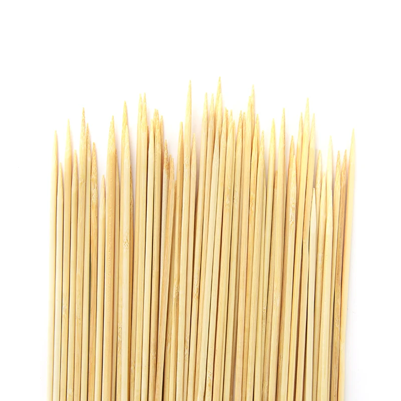 Camping BBQ Tools Wood Sticks Barbecue Corn Holder Disposable Barbecue Grill Mats Bamboo Skewers Grill Shish Kitchen Stuff