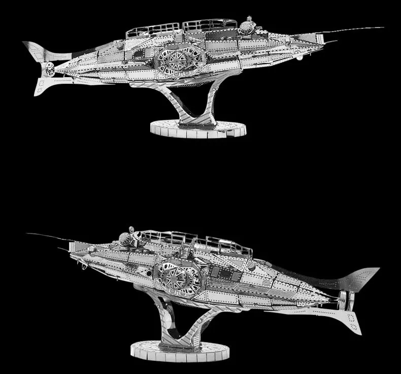 NANYUAN C12202 Nautilus 3D металлическая модель сборки 1 лист головоломка USS NAUTILUS SSN 571