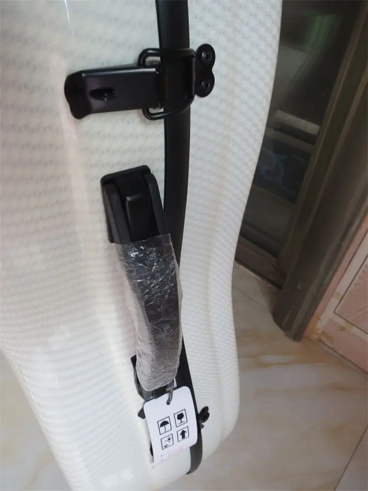 Белый цветной композитный чехол для виолончели из углеродного волокна 3/4 два