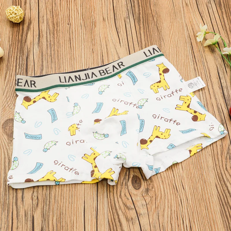 1 шт./лот с рисунком автомобиля из мультфильма трусы боксеры для мальчиков