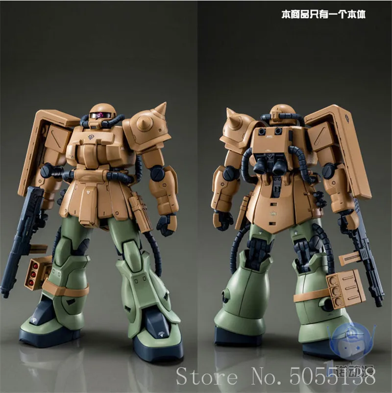 Bandai Gundam модели в наличии на складе сборе 55511 мг 1/100 MS-06F-2 Zaku Тип F2 робот Гандам