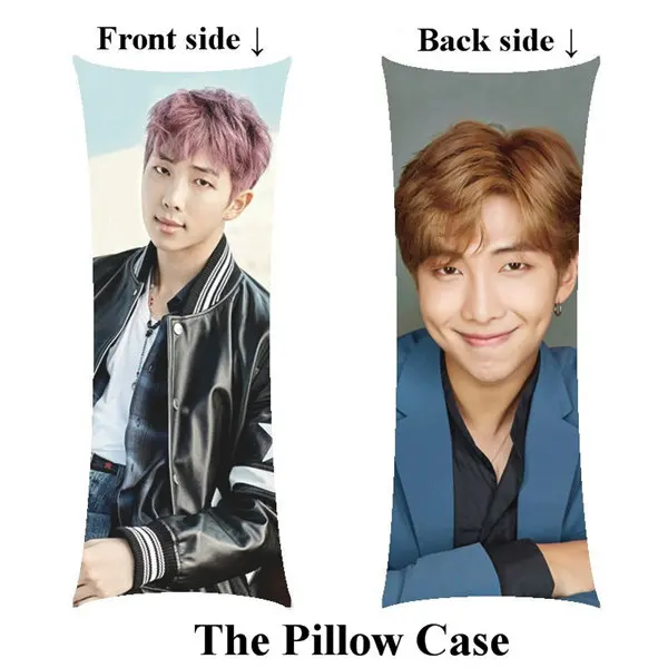 color Kpop rm Rap Monster home Boyfriend длинный Чехол на подушку Bangtan для мальчиков, чехол на заказ, двусторонний чехол с принтом - Цвет: color