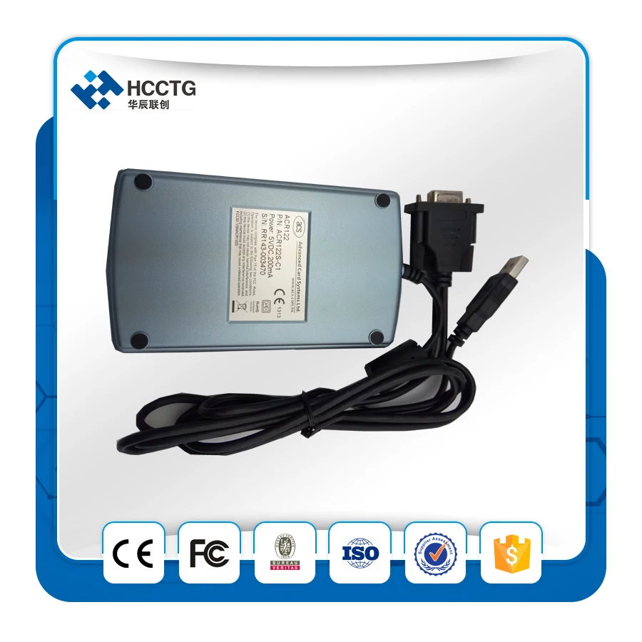 ACR122S RS232 NFC Бесконтактный считыватель смарт карт записывающее устройство с 5