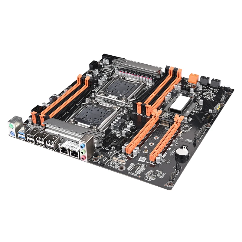 X79 двойной процессор Материнская плата LGA 2011 E-ATX основная плата USB3.0 SATA3 PCI-E 3,0 16X PCI-E NVME M.2 SSD Поддержка процессора Xeon