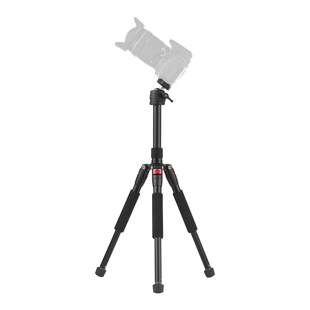 Andoer K521S 5-секционный штатив с мини шаровой головкой низкий центр тяжести 1/" винтовое крепление для Canon Nikon sony DSLR ILDC камер