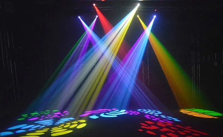 8 шт./лот 60 Вт Led Spot 7 Gobos Moving Head Light DMX 9/11 каналов Master Slave Auto Run Sound active music control disco lamp| |