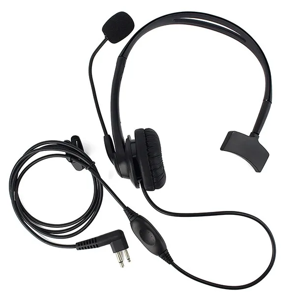 Черный 2 Pin PTT MIC Динамик, в уши, гарнитура для ушей, для Motorola GP-300/88/2000 PRO1150 SLS-1110 Ham Радио иди и болтай Walkie Talkie “иди и C2229A