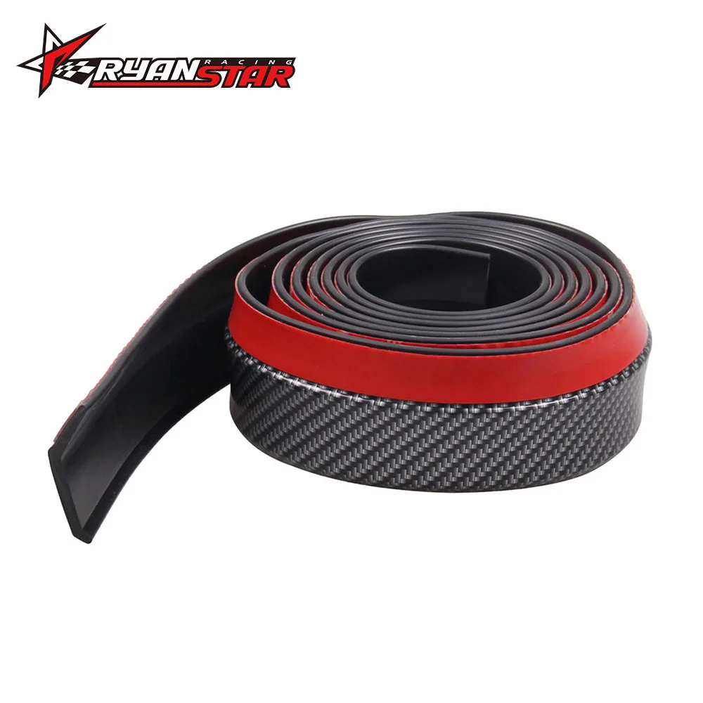 Ryanstar-новый черный мягкий углеродное волокно резиновый автомобильный бампер