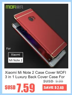 Xiaomi mi Note 2 флип-чехол MOFI Роскошный кожаный флип-чехол для mi Note 2 защитный полный Чехол mi Note2 coque funda 5,7''