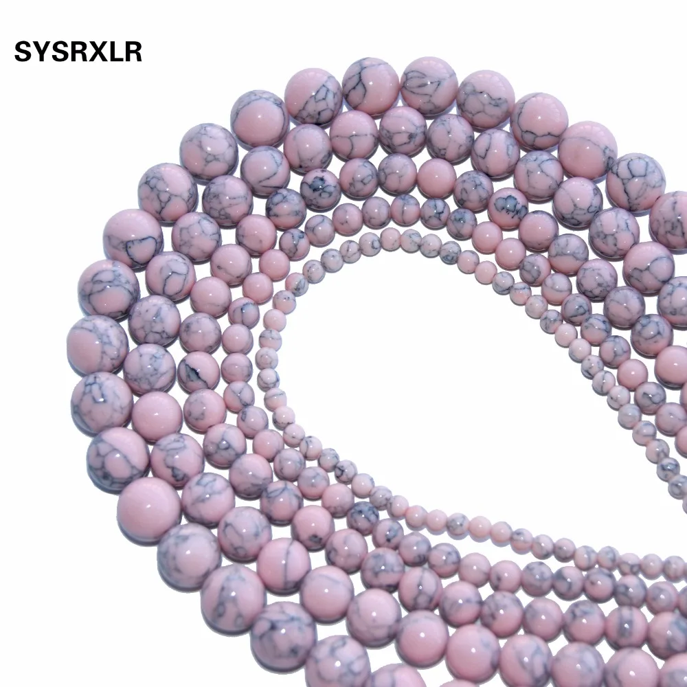 Оптовая продажа Aaa + розовый натуральный камень бисер для изготовления ювелирных