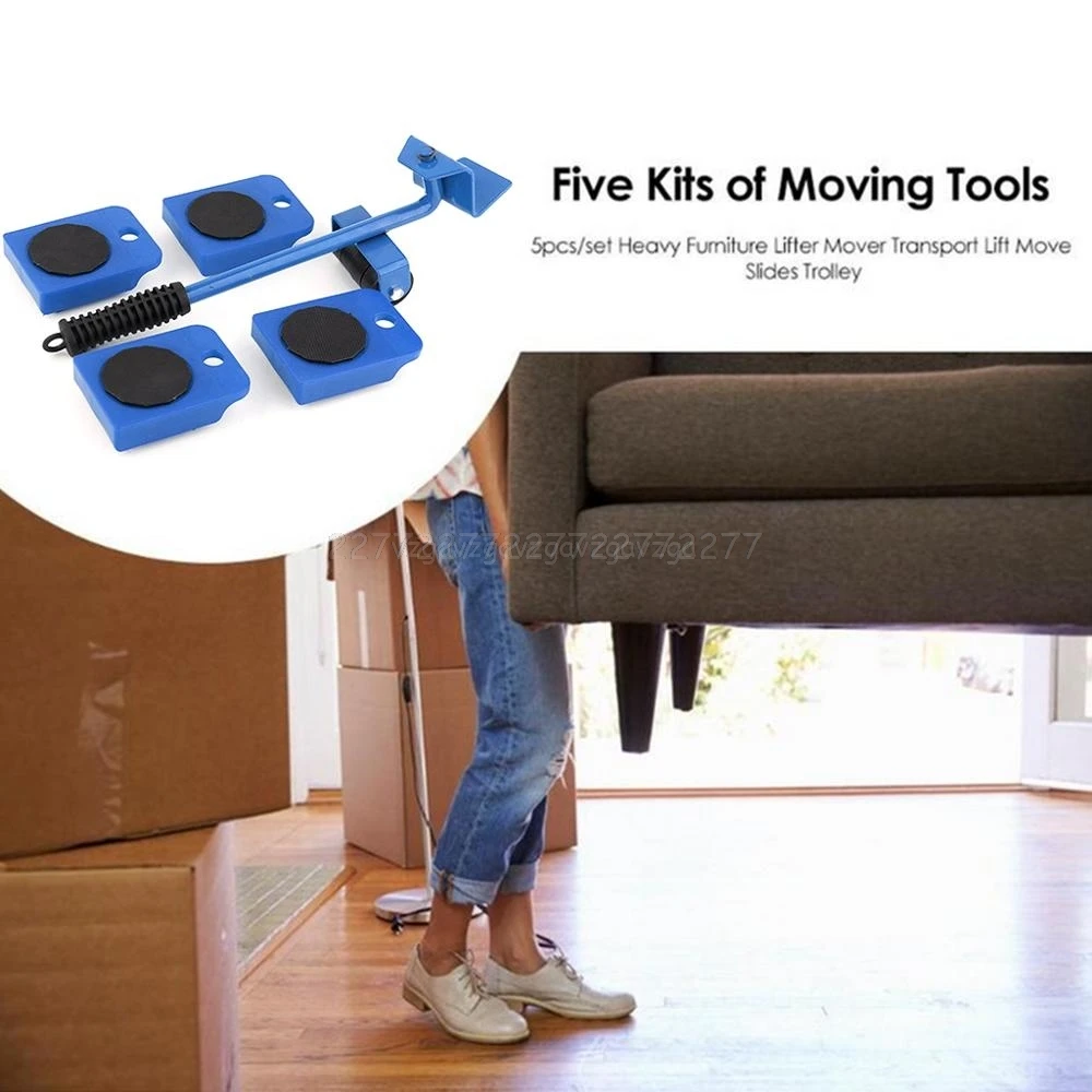Тяжелая Мебель Mover набор инструментов Тяжелые материалы транспортный Подъемник 4
