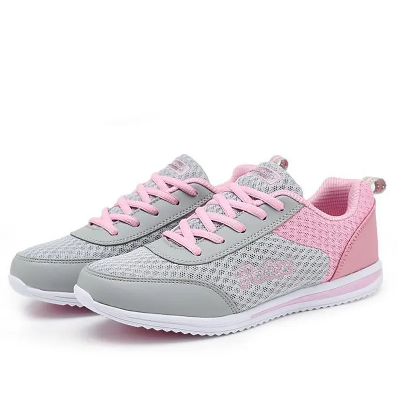 Женская Повседневная обувь Новинка 2018 года Модная мягкая летняя дышащая женская