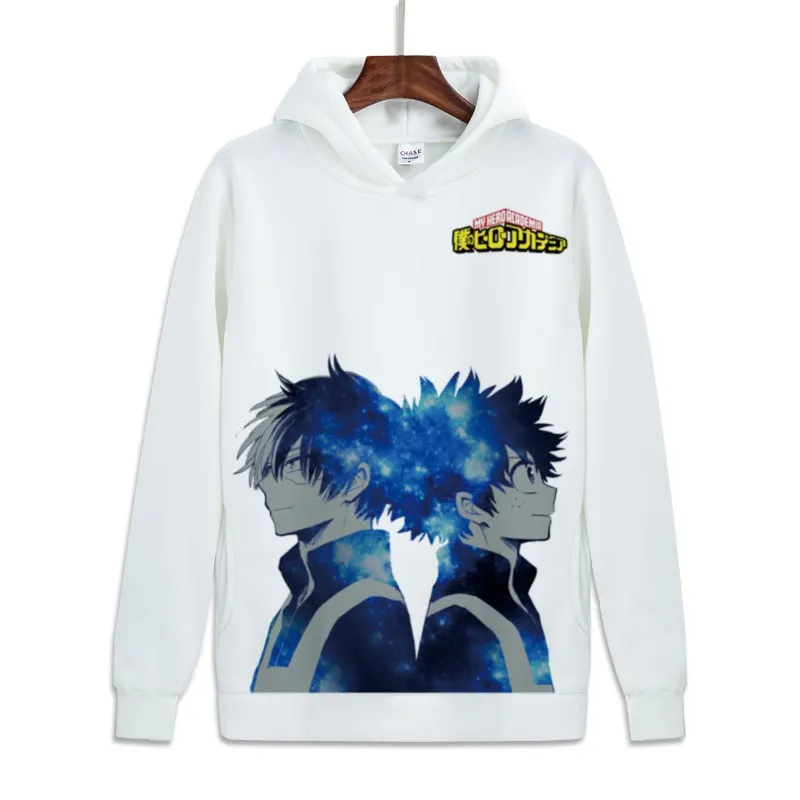 Хит пуловер с надписью My Hero academic Todoroki Shoto свитшоты Boku no Izuku Midoriya флисовые толстовки