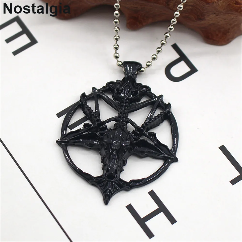 Ностальгия 10 шт. ожерелье с черепом языческий талисман|Ожерелья подвеской| |