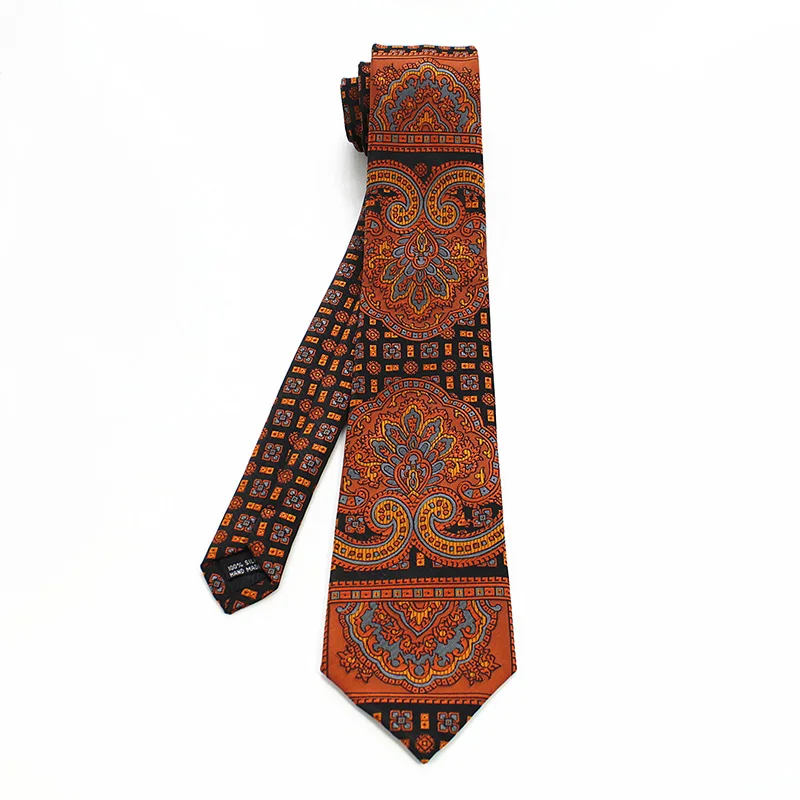 Мужской галстук с геометрическим узором RBOCOTT галстук-бабочка цветочным 5 цветов