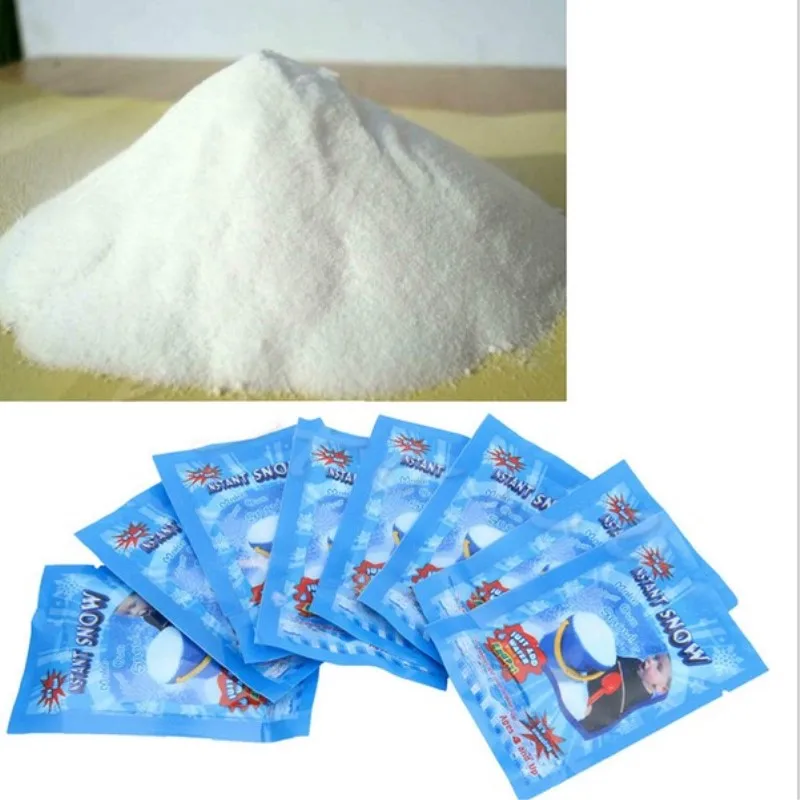 100 bags/pack Рождественская подарочная коробка в виде креативные зимние Instant snow Powder искусственный Снеж. порошок для снежной погоды