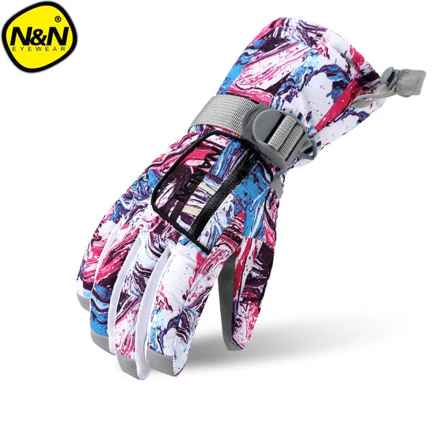 MODEL 6 NANDN, зимние теплые лыжные перчатки для сноубординга, размеры s, m, en, женские, детские, зимние варежки, водонепроницаемые, для катания на лыжах, снегоходов, Handschoemen Air+ XS, s, m, l, xl - Цвет: MODEL 6