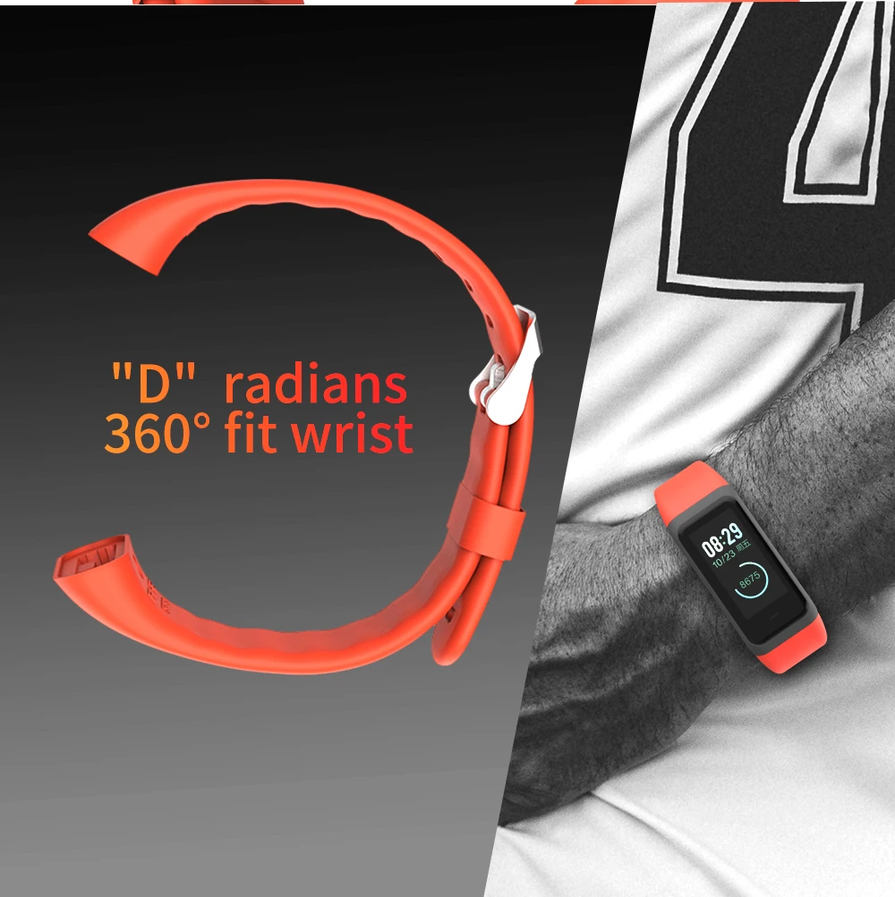 SIKAI силиконовый ремешок для часов Huami Amazfit Cor 2 сменный удобный цветной браслет ремешок для часов Huami Amazfit Cor 2 ремешок