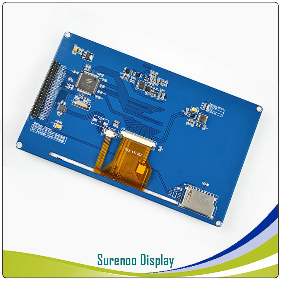 7," 7" дюймов 800*480 SSD1963 TFT резистивный сенсорный ЖК-модуль дисплей экран панель с PCB адаптер для STM32/51/AVR