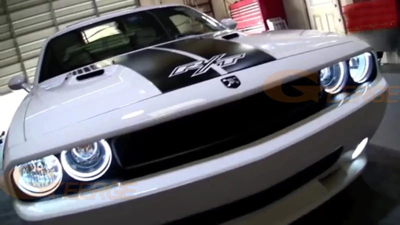 Для Dodge Challenger 2008 2009 2010 2011 2012 2013 Отлично 6 шт. с холодным катодом(CCFL ангельские глазки Ультра яркое освещение DRL