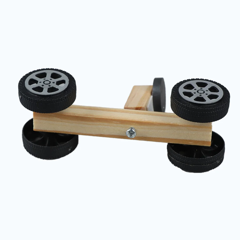 Креативный Деревянный Мини заряженный ручной DIY магнитный автомобильный