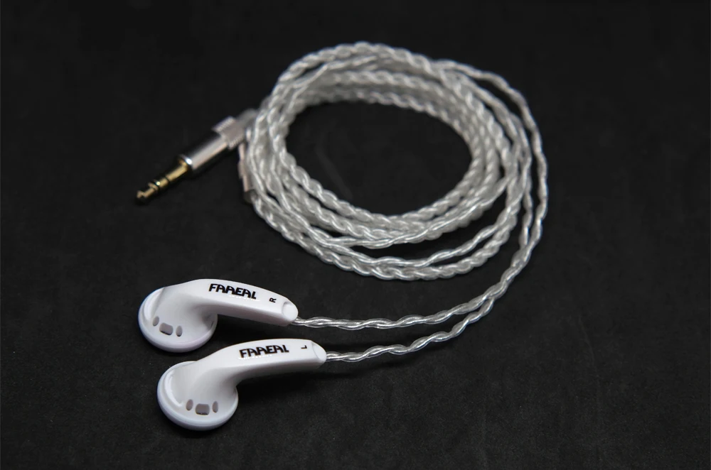 FAAEAL Snow-lotus 2,0 HIFI Наушники DIY MX500 64 Ом UE прозрачный посеребренный обновленная версия женских звуковых наушников