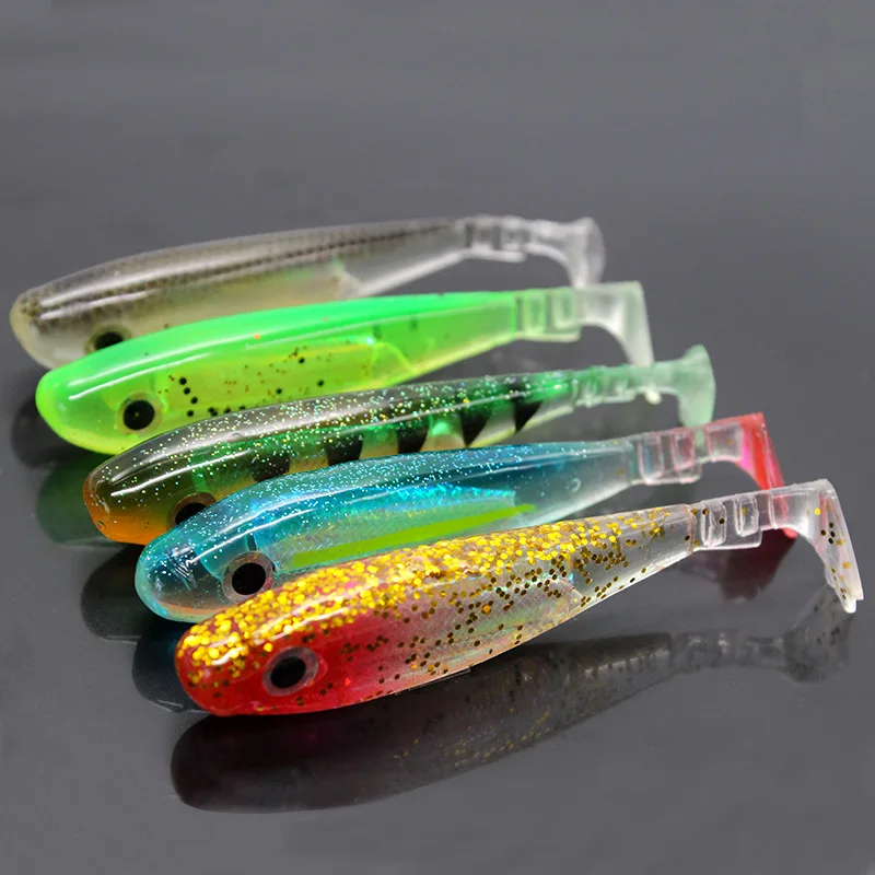 

20g 8g 2.5g Wobblers Fishing Lures Easy Shiner Swimbait Silicone Soft Bait Double Color Carp Artificial Soft Lure