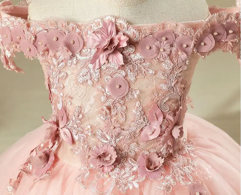 Детское платье с аппликацией на возраст 2-13 лет | Детская одежда и обувь