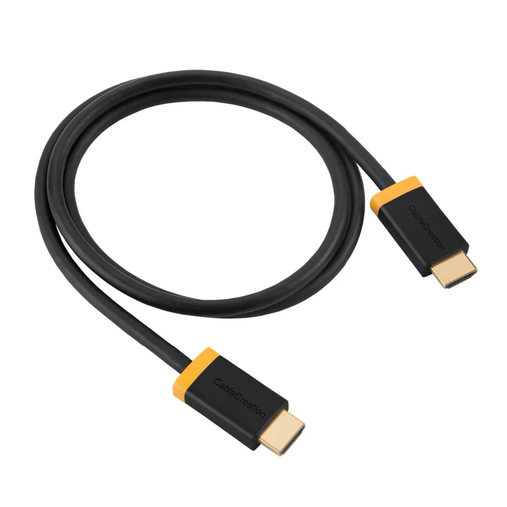 Кабель HDMI высокоскоростной адаптер к 1 4 поддержка 3D 4K/60 Гц Ethernet и возврат аудио |