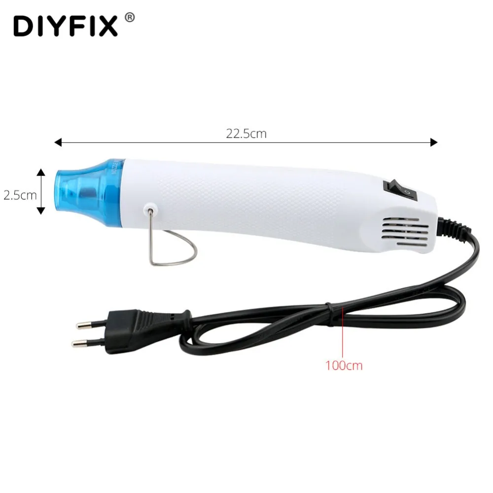 Тепловая пушка DIYFIX 220 В 300 Вт электроинструмент сделай сам с использованием