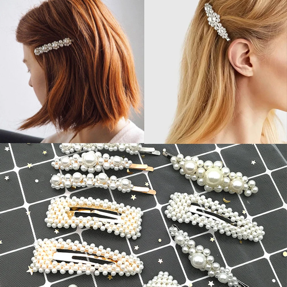 Женская заколка для волос с жемчугом Прямая поставка 2019|Украшения волос| |
