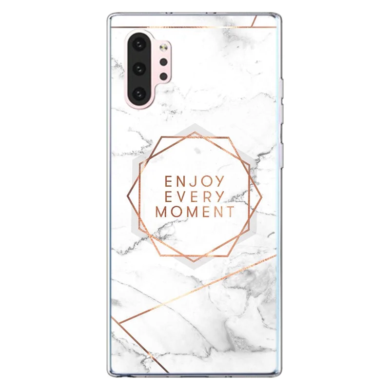 Чехол с мраморными цветами для samsung Galaxy Note 10 Pro, чехол для samsung Galaxy A50 A70 A20e A30 A40, прозрачный чехол с геометрическим рисунком ананаса