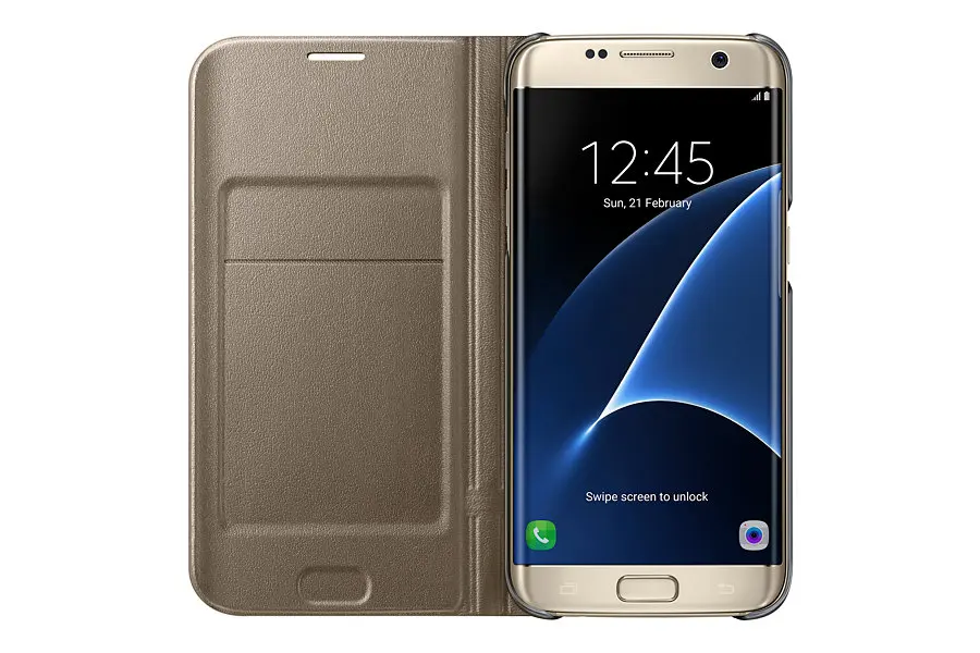 Оригинальный samsung Galaxy S8/S8 Плюс/S7/S7 плюс светодио дный Smart Cover чехол для телефона с