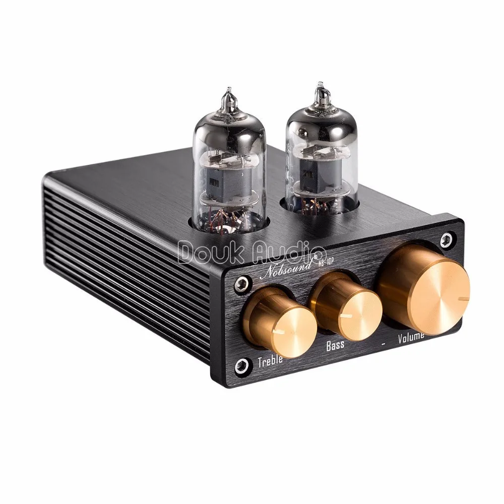 2020 Nobsound NS 10P мини вакуумный ламповый предусилитель HiFi Audio 6J1 с тройным и басовым