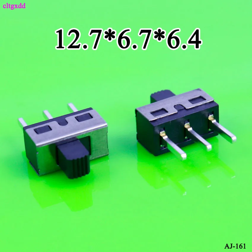 Cltgxdd 1 шт. SS12d10 тумблер 3PIN 1P2T ручка высокий 5 мм Шаг 4,7 мм Переключатель скольжения