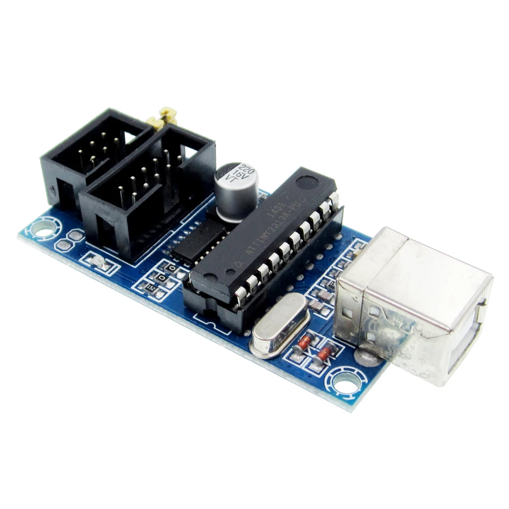 1 компл. USBTiny USBtinyISP AVR ISP программатор загрузчик для Meag2560 UNO R3 с 10-контактным кабелем