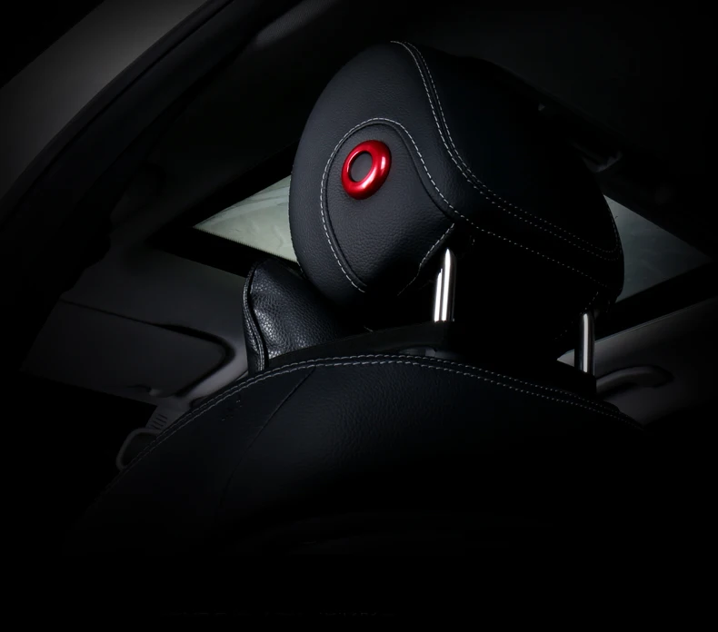 4 шт. декоративная накладка на подголовник автомобиля для M-ercedes-For B-enz new c-class GLC260 200