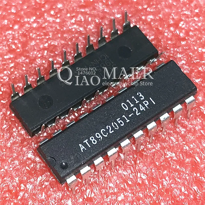 2 шт./лот AT89C2051 24PI 89C2051 DIP 24PU 24PC|Интегральные схемы| |