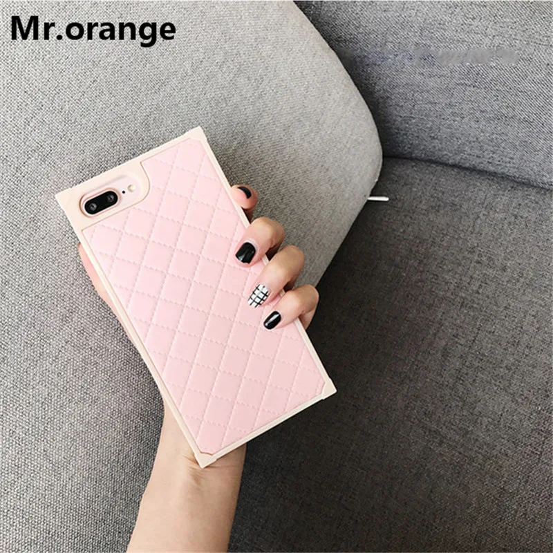 Mr. orange чехол для телефона iPhone 6 6S 7 8 plus роскошный женский Алмазный PU сумка Корпус из