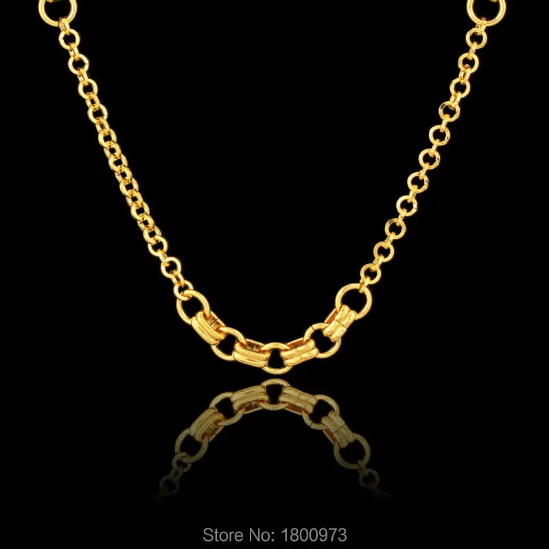 Adixyn новый уникальный дизайн золотая цепочка 45 см для женщин ожерелье модные