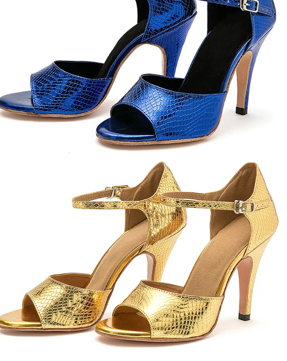 USHINE/EU33-41 Каблук 8,5 см; стиль; цвет черный, красный, синий, золотой; твердая коровья кожа; подошва; кожа; Аргентина; обувь для танго; женская обувь; YC02