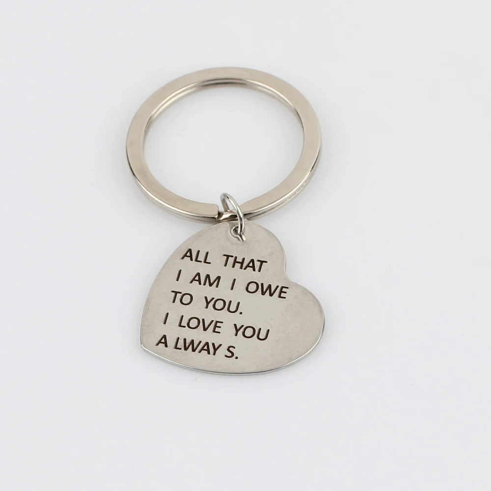 I LOVE YOU держатель для брелоков кольца ключей с сердечком любителей кулон брелоки