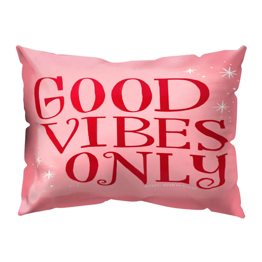 30*50cm Polyester Pillowcase Pink Girl Series Simple Letter Rectangular Home Bedroom Sofa Decoration | Дом и сад