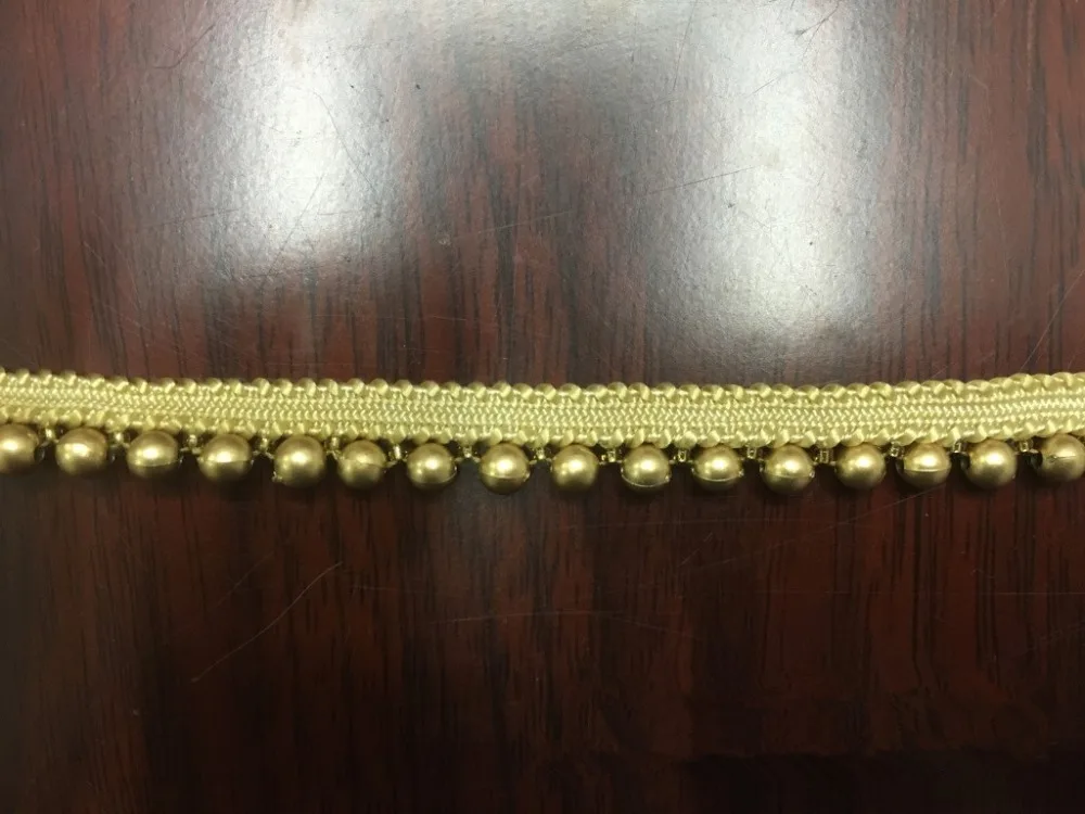 10 ярдов/партия золотистая отделка из бисера | Дом и сад